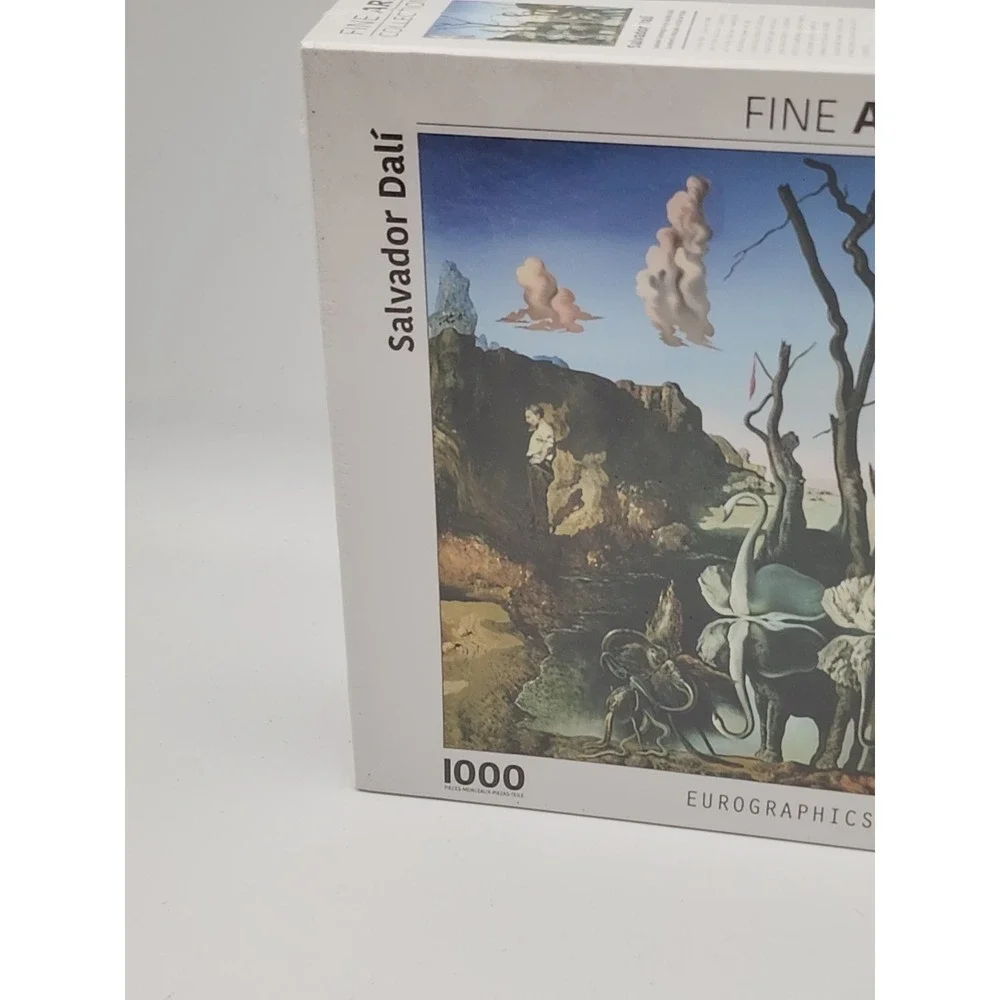 Eurographics 1000 Piece Jigsaw Puzzle - Salvador Dali Swans Reflecting Elephants